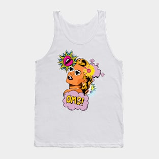 graffiti retro girl Tank Top